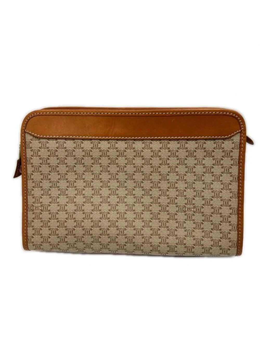 Celine Clutch Macadam Beige